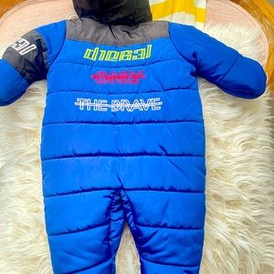 Diesel bay snowsuit 6/9 months